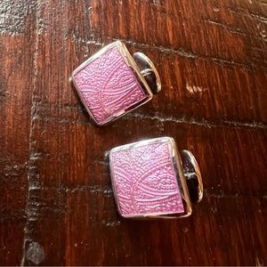 Lavender Cuff Links